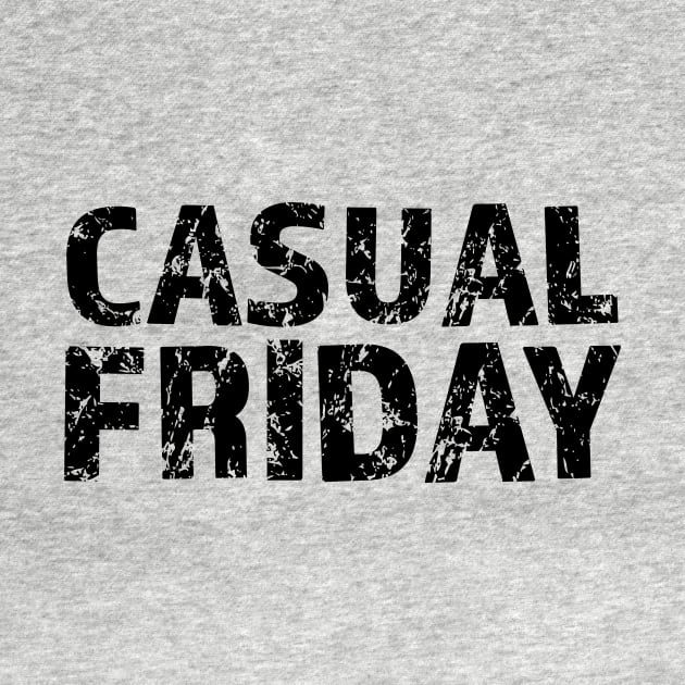 Casual Friday Black Letters by BLAHS Stuff and Things